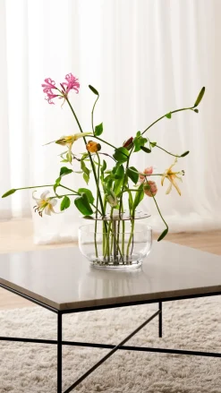 Fritz Hansen Ikebana vase stainless steel, Large Silver-coloured Clearance