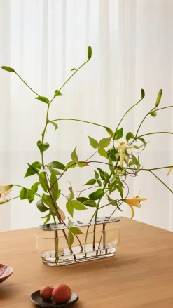 Fritz Hansen Ikebana vase stainless steel, Long Silver-coloured Best