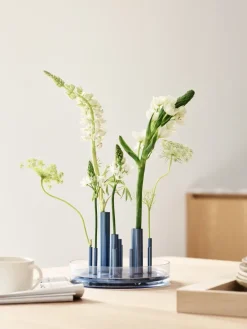 Fritz Hansen Ikeru low vase, Dusk Blue Online