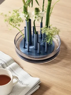 Fritz Hansen Ikeru low vase, Dusk Blue Online