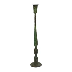 Olsson & Jensen Iliana Candlestick 40 cm, Green Clearance