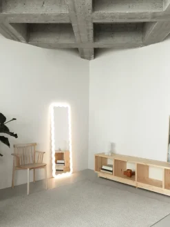 Normann Copenhagen Illu mirror 160x55 cm, White Outlet