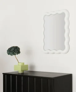 Normann Copenhagen Illu mirror 65x50 cm, White Clearance