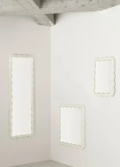 Normann Copenhagen Illu mirror 65x50 cm, White Clearance
