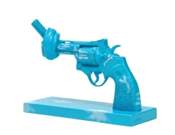 Non Violence Imagine decoration 30 cm, Blue-white BlueWhite Outlet