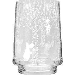 Muurla In the Woods lantern/vase 20 cm, clear-white Transparent Best