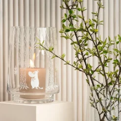 Muurla In the Woods lantern/vase 20 cm, clear-white Transparent Best