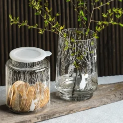 Muurla In the Woods lantern/vase 20 cm, clear-white Transparent Best
