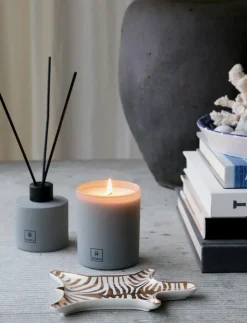 Himla Inhale scented candle 230 g, Sense of silence Grey Best
