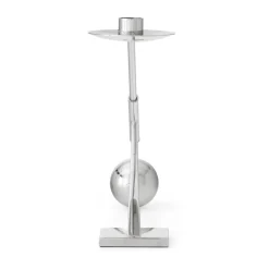 Audo Copenhagen Interconnect candlestick 42,5 cm, Stainless steel Silver-coloured Sale