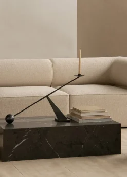 Audo Copenhagen Interconnect candlestick 70 cm, Bronzed brass Silver-coloured Outlet