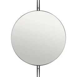 GUBI IOI wall mirror Ø80 cm, Black Outlet