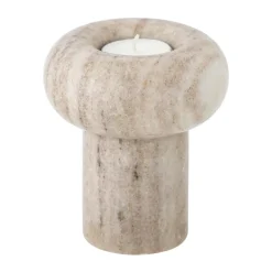 Bloomingville Isabea lantern 12 cm, Marble Beige Outlet