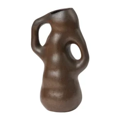Broste Copenhagen Isolde vase 35 cm, Antique Brown Hot