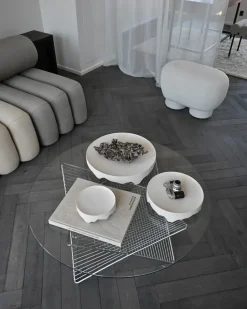101 Copenhagen Iwa decorative tray, Birch, Ø20 White