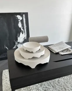 101 Copenhagen Iwa decorative tray, Birch, Ø20 White