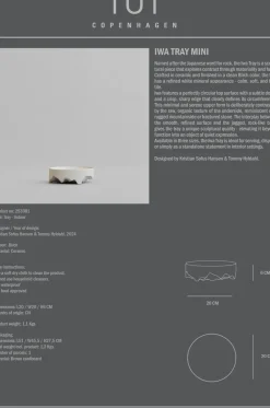 101 Copenhagen Iwa decorative tray, Birch, Ø20 White