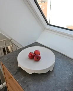 101 Copenhagen Iwa decorative tray, Birch, Ø43 White Outlet