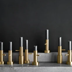 Fritz Hansen Jaime Hayon Single candle holder brass, #1 Gold-coloured Hot