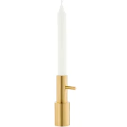 Fritz Hansen Jaime Hayon Single candle holder brass, #2 Gold-coloured New
