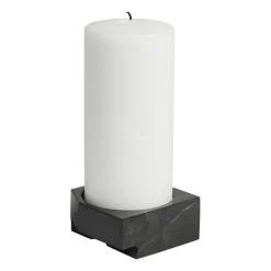 Woud Jeu de dés 3 candle holder marble, Black Sale