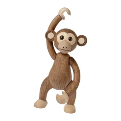 Spring Copenhagen Jolly monkey decoration 11 cm, Oak Brown Outlet