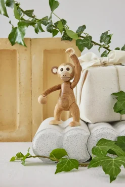 Spring Copenhagen Jolly monkey decoration 11 cm, Oak Brown Outlet