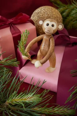 Spring Copenhagen Jolly monkey decoration 11 cm, Oak Brown Outlet