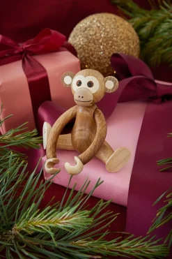 Spring Copenhagen Jolly monkey decoration 11 cm, Oak Brown Outlet