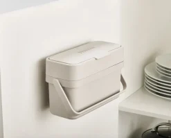 Joseph Joseph Compo 4 food waste bin, Stone Beige New