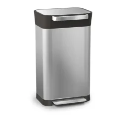 Joseph Joseph Titan trash compactor pedal bin 30 L, Stainless steel Silver-coloured Outlet