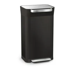 Joseph Joseph Titan trash compactor pedal bin 30 L, Carbon Black New