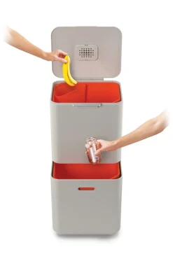 Joseph Joseph Totem Max trash bin 60 L, Stone Beige Sale