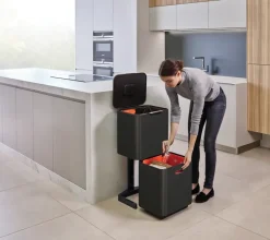 Joseph Joseph Totem Max trash bin 60 L, Carbon Black Discount