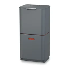Joseph Joseph Totem Max trash bin 60 L, Graphite Grey New