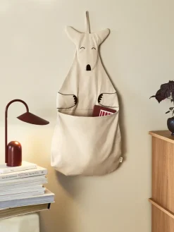 Ferm Living Kangaroo wall storage, Undyed Beige Online