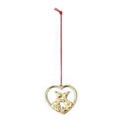 Rosendahl Karen Blixen kissing gnomes 6.5 cm, Gilded Gold-coloured New