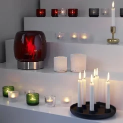 Iittala Kastehelmi candleholder, Grey Clearance