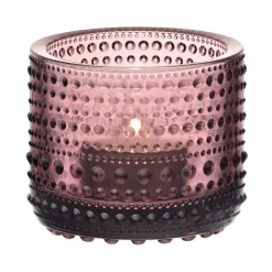 Iittala Kastehelmi candleholder, Heather Purple New