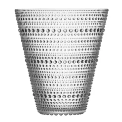 Iittala Kastehelmi vase, clear Transparent