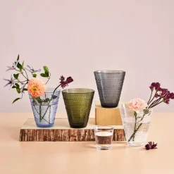 Iittala Kastehelmi vase, clear Transparent