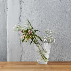 Iittala Kastehelmi vase, clear Transparent