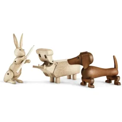 Kay Bojesen Denmark Kay Bojesen dog 18,5 cm, Walnut Brown Clearance