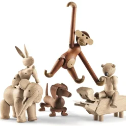 Kay Bojesen Denmark Kay Bojesen dog 18,5 cm, Walnut Brown Clearance
