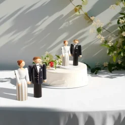 Kay Bojesen Denmark Kay Bojesen groom, -black-white, 12 cm Blue Discount