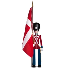 Kay Bojesen Denmark Kay Bojesen guard with textile flag, 50 cm BlueRedWhite Hot