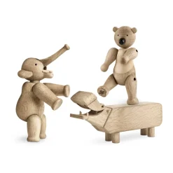 Kay Bojesen Denmark Kay Bojesen Liliput 3 pieces, Untreated oak, untreated maple Beige New