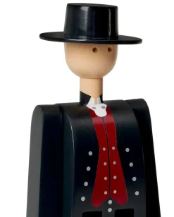 Kay Bojesen Denmark Kay Bojesen man in Norwegian folk costume, Black-red-white BlackWhiteRed Sale