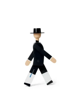 Kay Bojesen Denmark Kay Bojesen man in Norwegian folk costume, Black-red-white BlackWhiteRed Sale