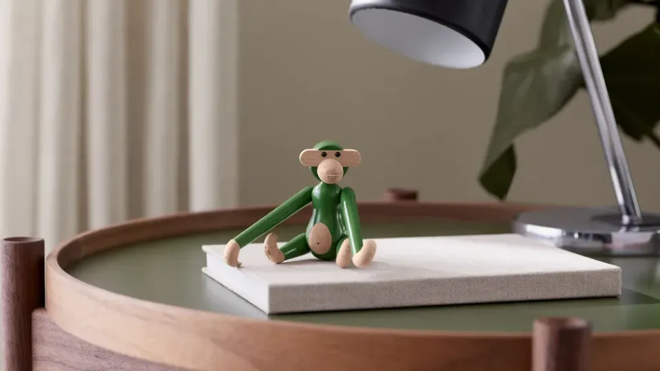 Kay Bojesen Denmark Kay Bojesen mini vintage monkey, Green Discount